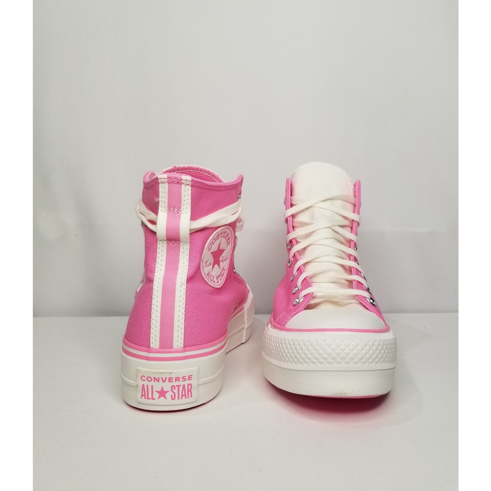 Converse Women's CTAS Lift Platform Retro Varsity Size 6 Pink #A07141C  NWT - Picture 5 of 7
